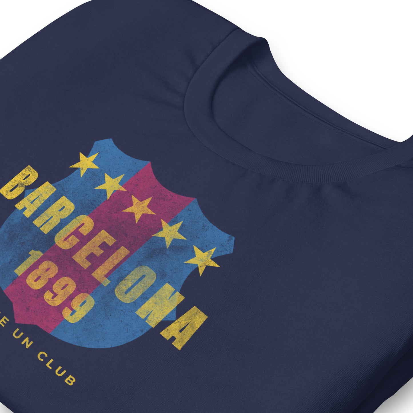 Vintage Barcelona Tee: Spanish Football Fan Apparel